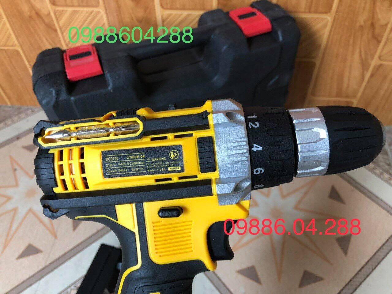 Máy Khoan Pin DEWALT 21V Có Búa ( Hàng Đẹp )