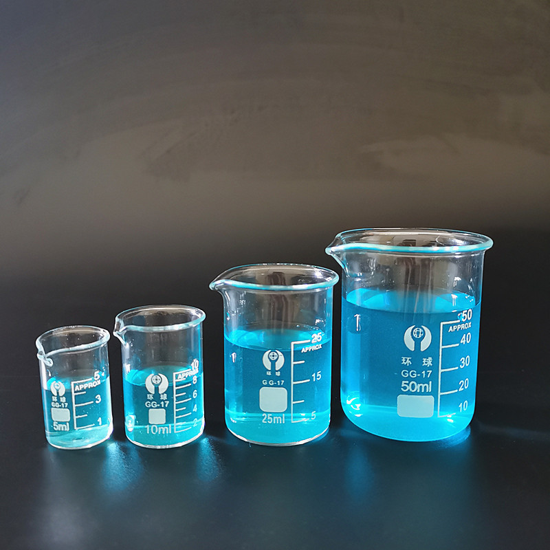 Cốc thủy tinh chịu nhiệt 25ml, 50ml
