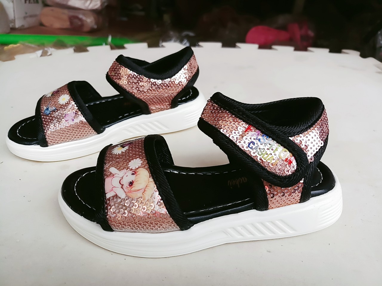 dép sandal trẻ em hình công chúa siêu nhẹ