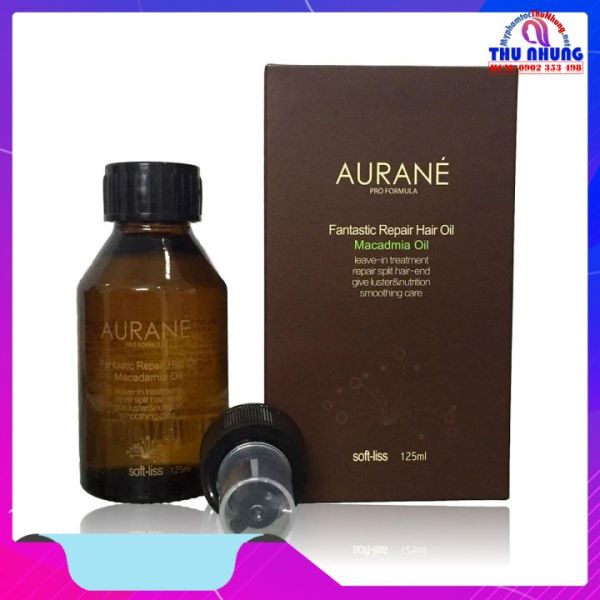 [HCM]Tinh dầu dưỡng tóc tinh chất Macadamia AURANE Softliss Fantastic Repair hair oil 125ml