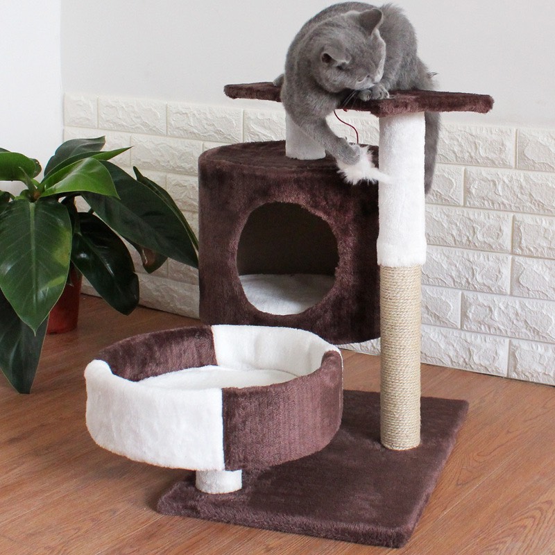 [HOÀN TIỀN 10%]Cattree, Nhà Cây, Trụ Cào Móng Cho Mèo