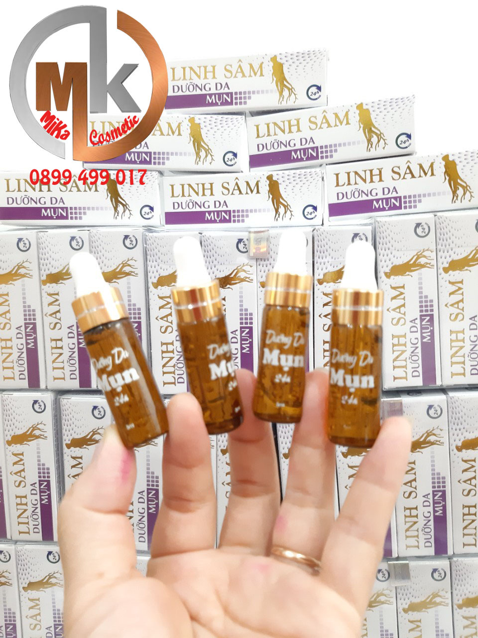 Serum Mụn Linh Sâm sỉ 1 lố (12 tuýp )