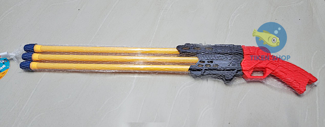 Súng nước thụt 3 nòng dài 64cm