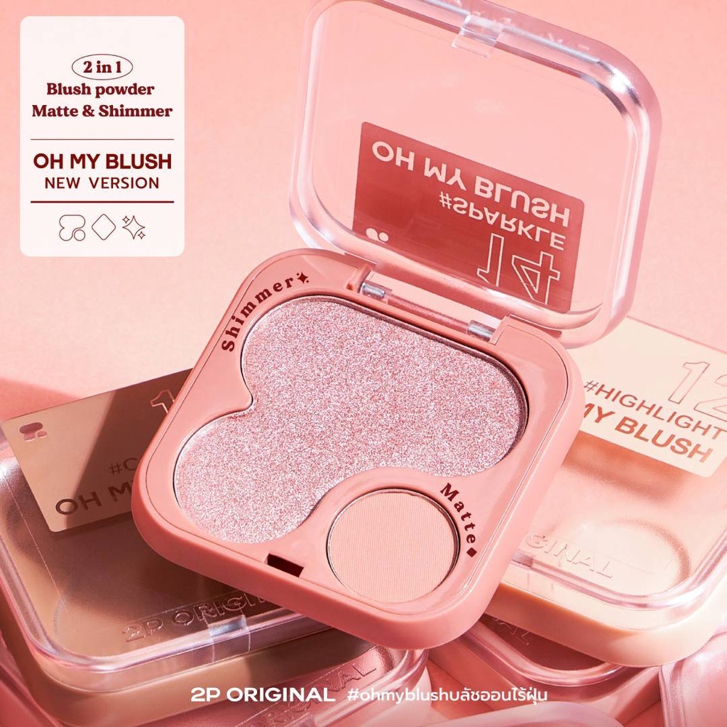 Phấn má hồng siêu đẹp 2P Original Oh my blush