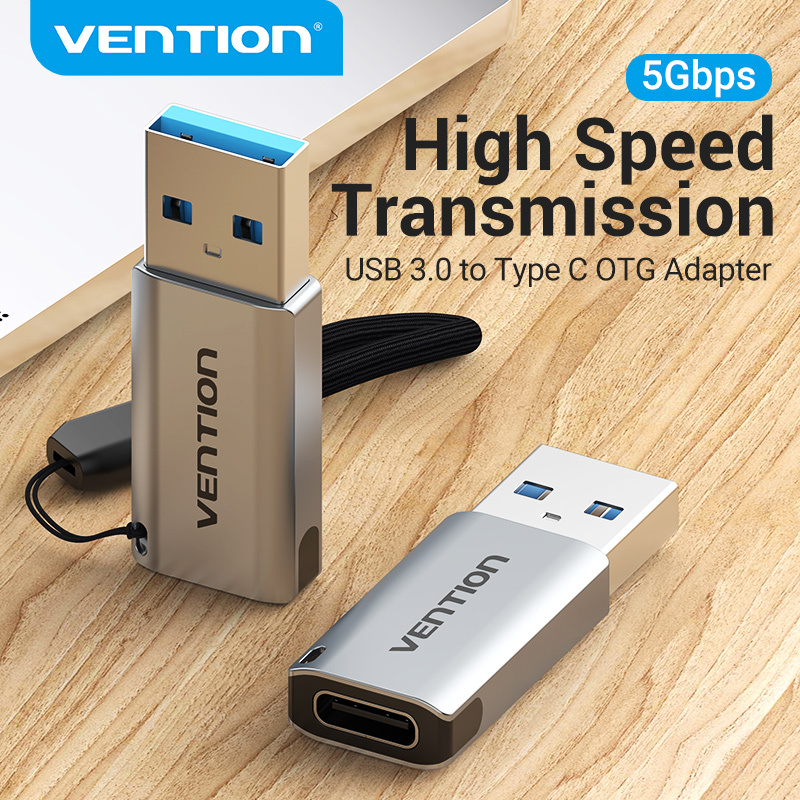 Bảng giá Vention Bộ chuyển đổi USB 3.0 to Type C High Speed 5Gbps transmission rate 3A USB 3.0 OTG Adapter For Laptop headphones Hard Disk iPad Pro PC USB 3.0 to USB C Adapter Phong Vũ