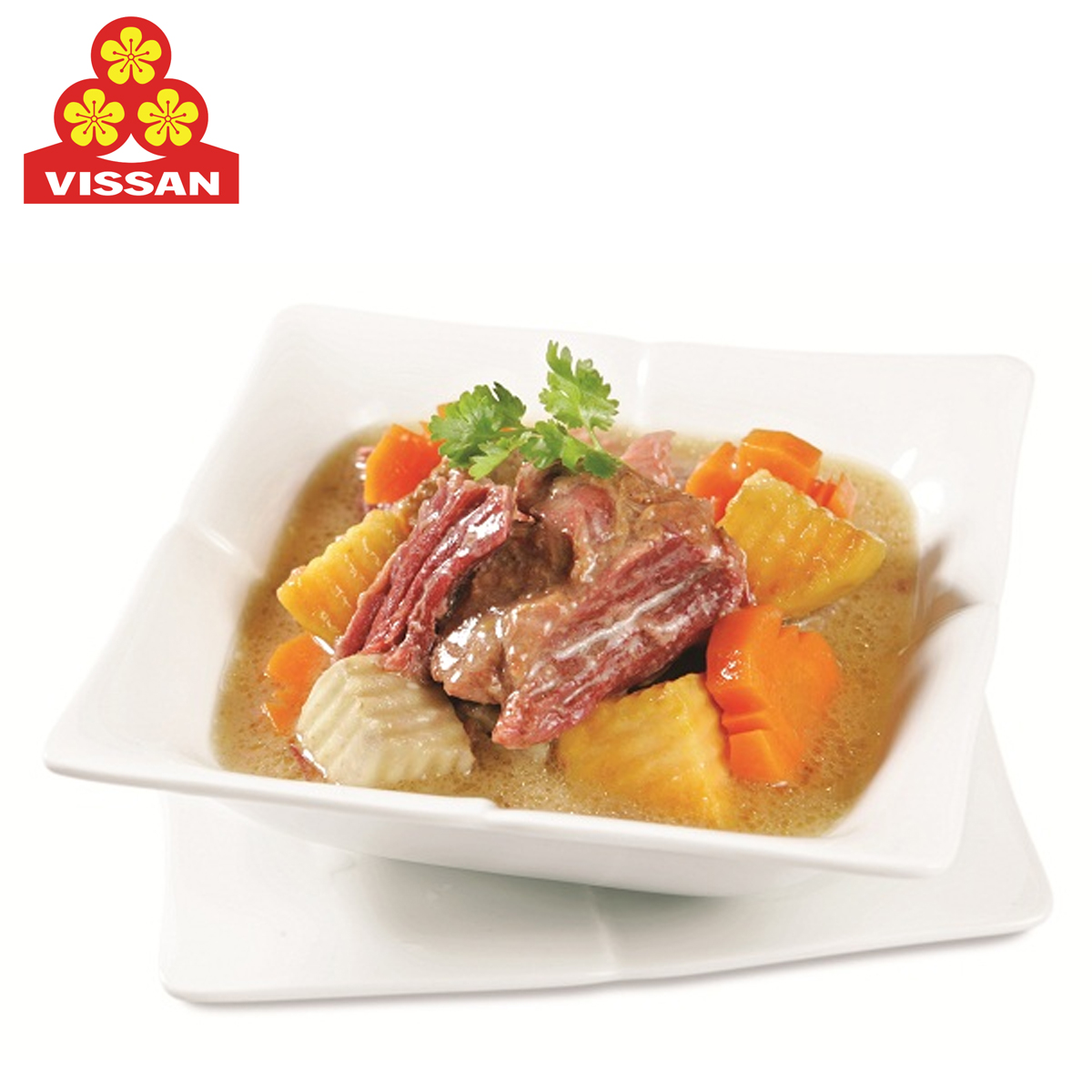 BÒ HẦM CANNED BEEF VISSAN 397 GRAM