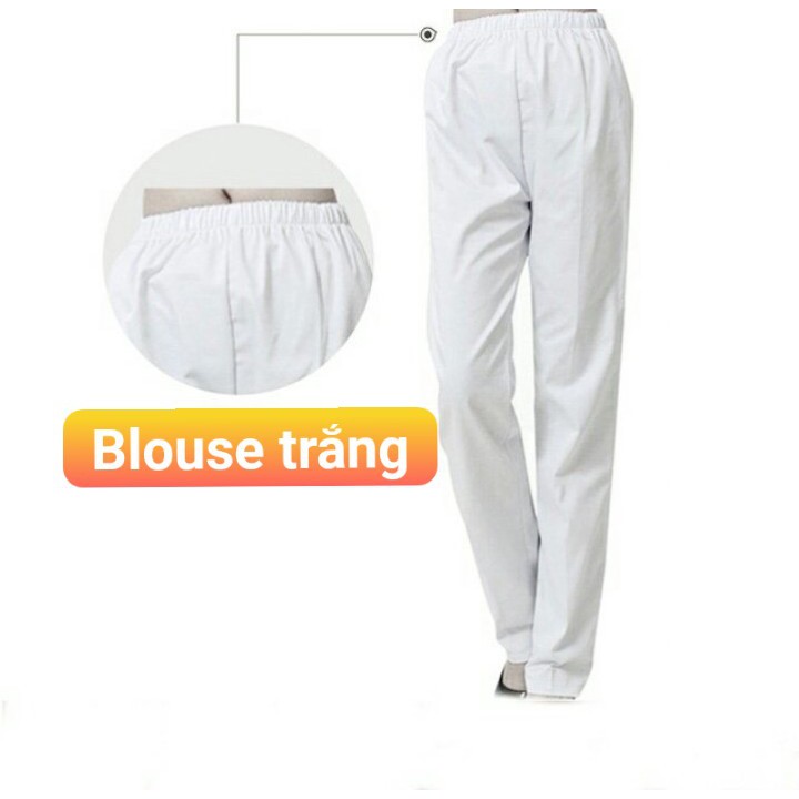 Quần blouse trắng Nam Nữ hàng đẹp