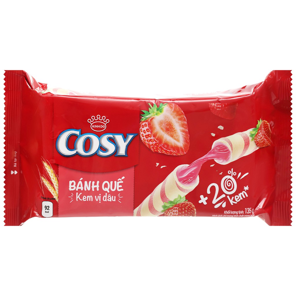 Bánh Quế Cosy 135G - Socola
