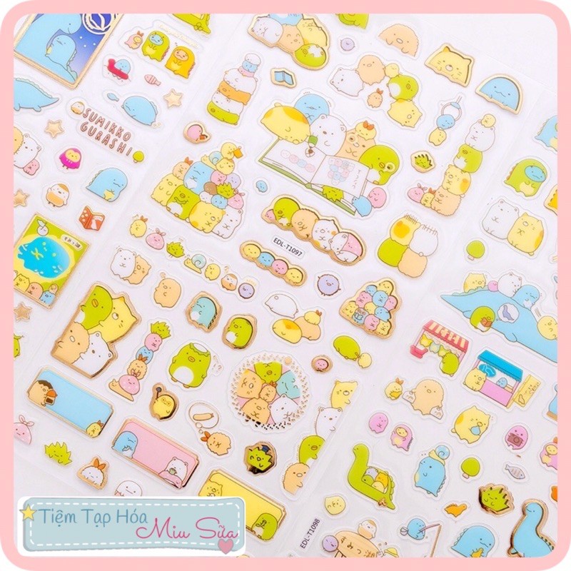 Miếng dán sticker Molang đáng yêu trang trí nhật ký - MiuSua