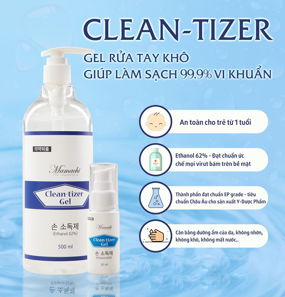 GEL RỬA TAY CLEAN- TIZER MAMACHI 30ML