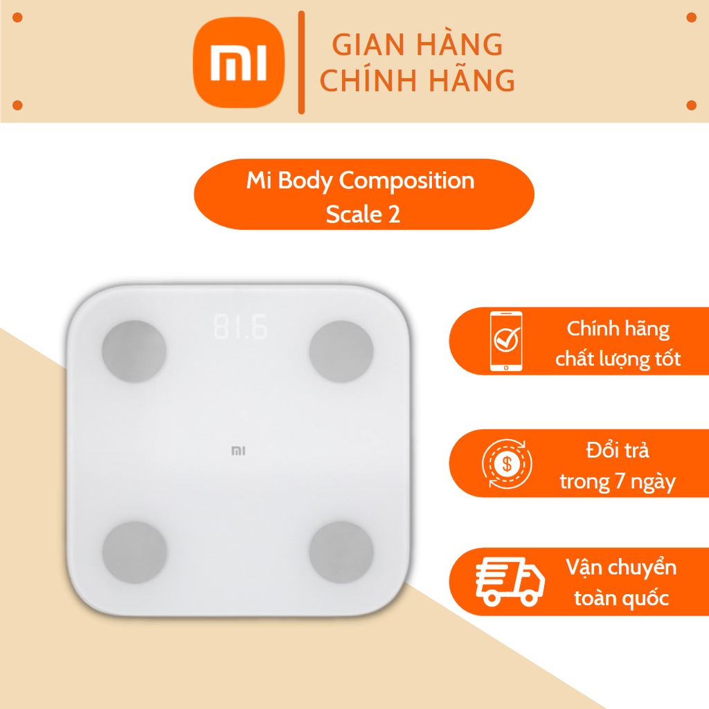 Cân Mi Body Composition Scale 2Cân Xiaomi thông minh phân tích sức khỏe
