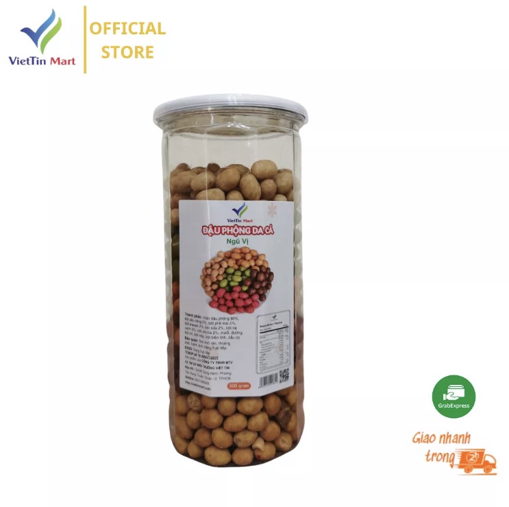 Đậu phộng cốt dừa mix 5 vị thơm ngon