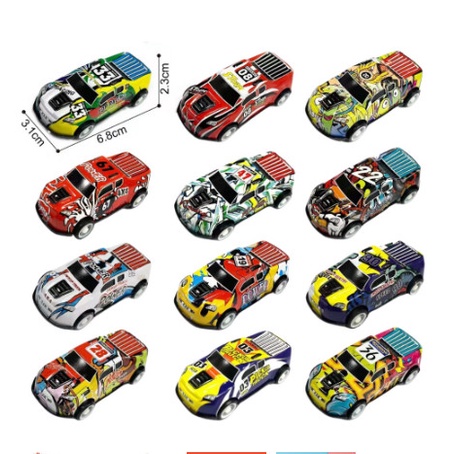 [SET 30 XE TẶNG KÈM THÙNG ]Ô TÔ ĐỒ CHƠI MINI KÈM HỘP CHO BÉ