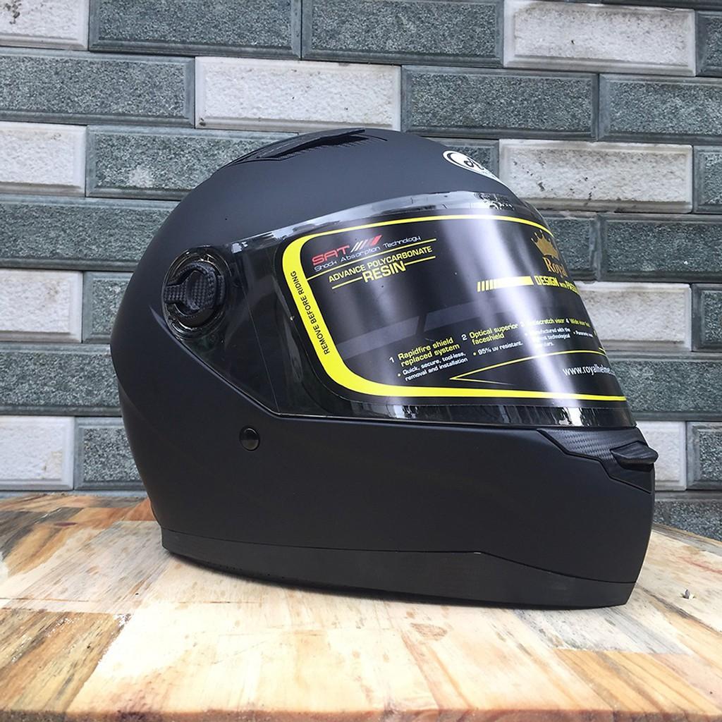 Mũ bảo hiểm Fullface Asia MT136 Đen