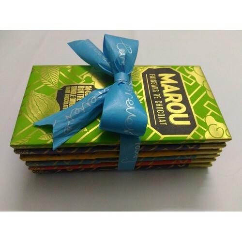 Combo 6 thanh 80g socola MAROU 6 vị