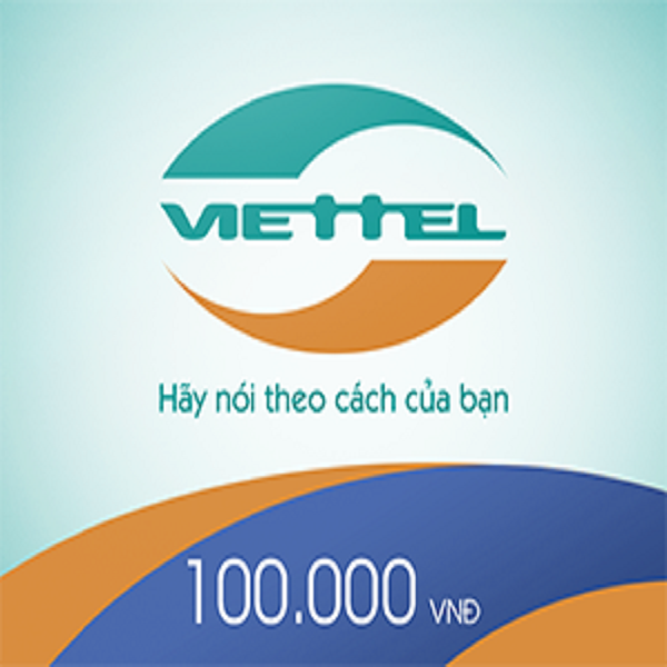 [HCM]Thẻ Cào Viettel 100.000 VNĐ& PHÍ CHUYỂN