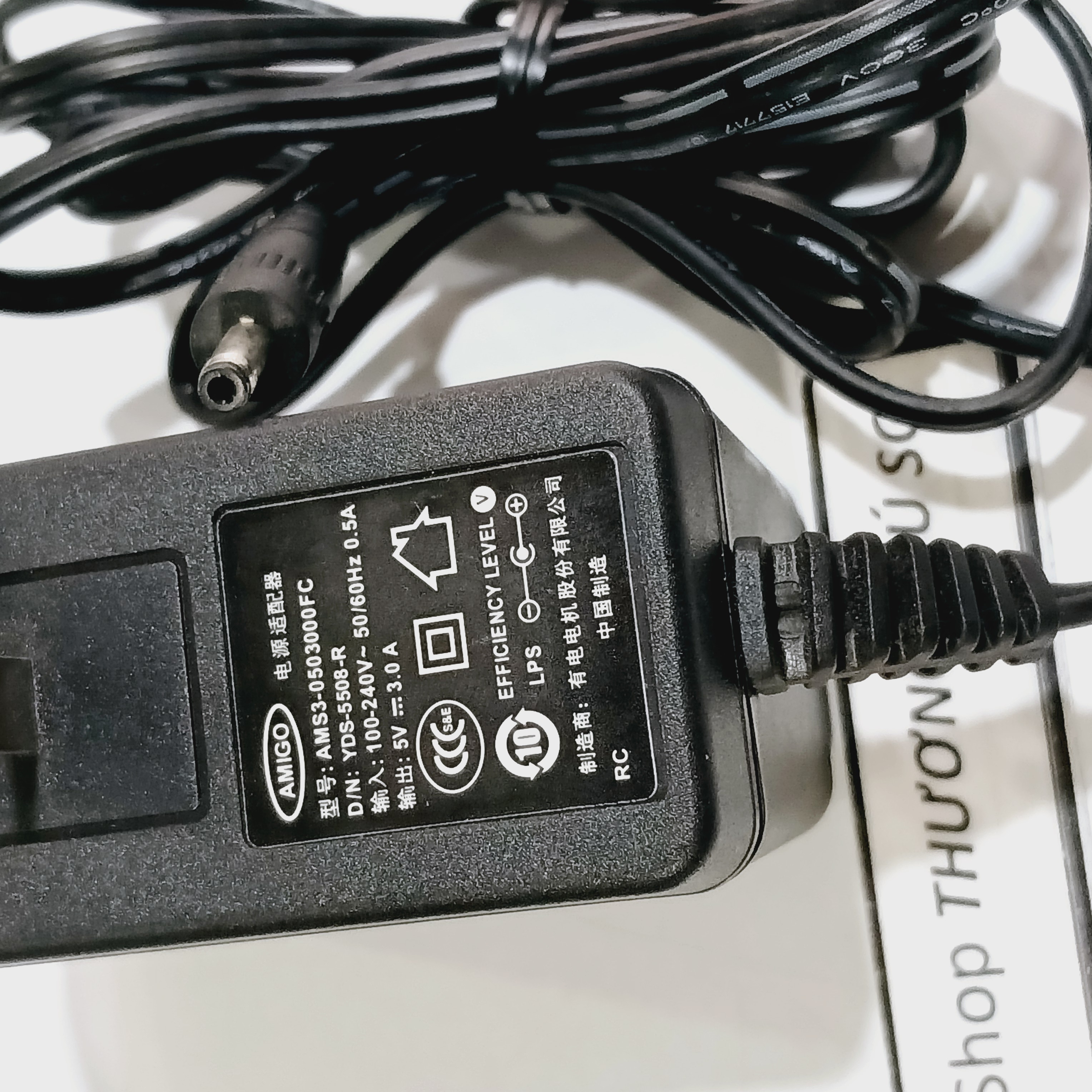 Nguồn Adapter DC 5V - 3A (Đầu 3.5mm X 1.35mm)