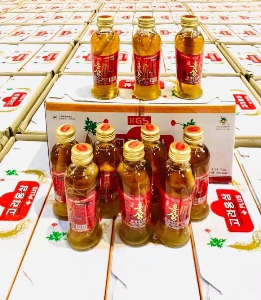 Combo 20 chai Nước sâm có củ Hàn Quốc KGS