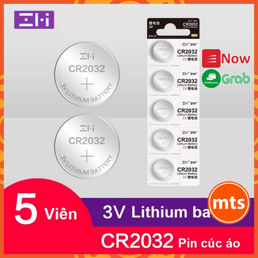 Pin cr2032 3v lithium zmi dùng cho cmos, đồng hồ, điều khiển - minh tín shop