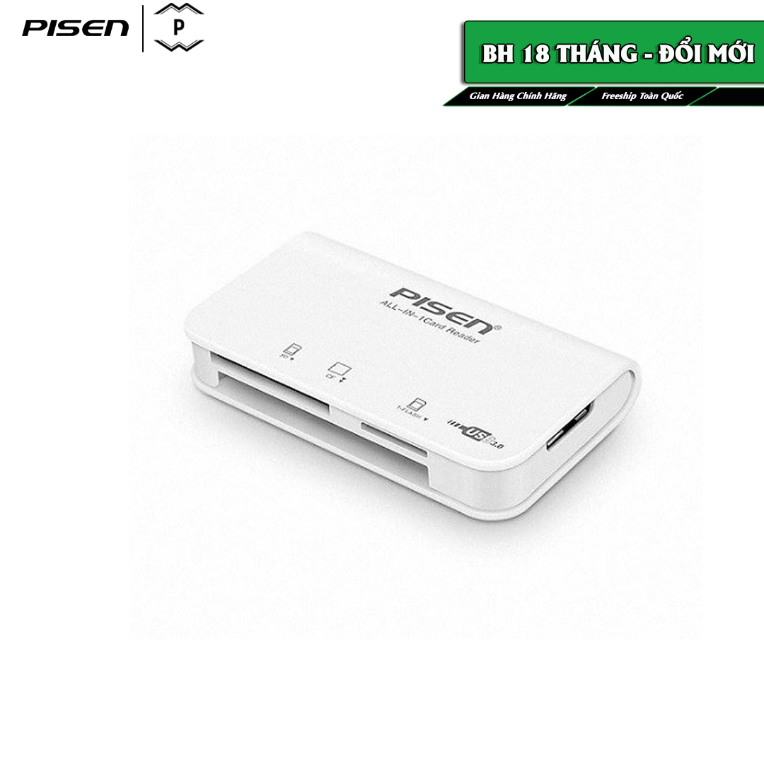 ˂PATECH˃ Đầu đọc thẻ đa năng PISEN All-in-one USB 3.0