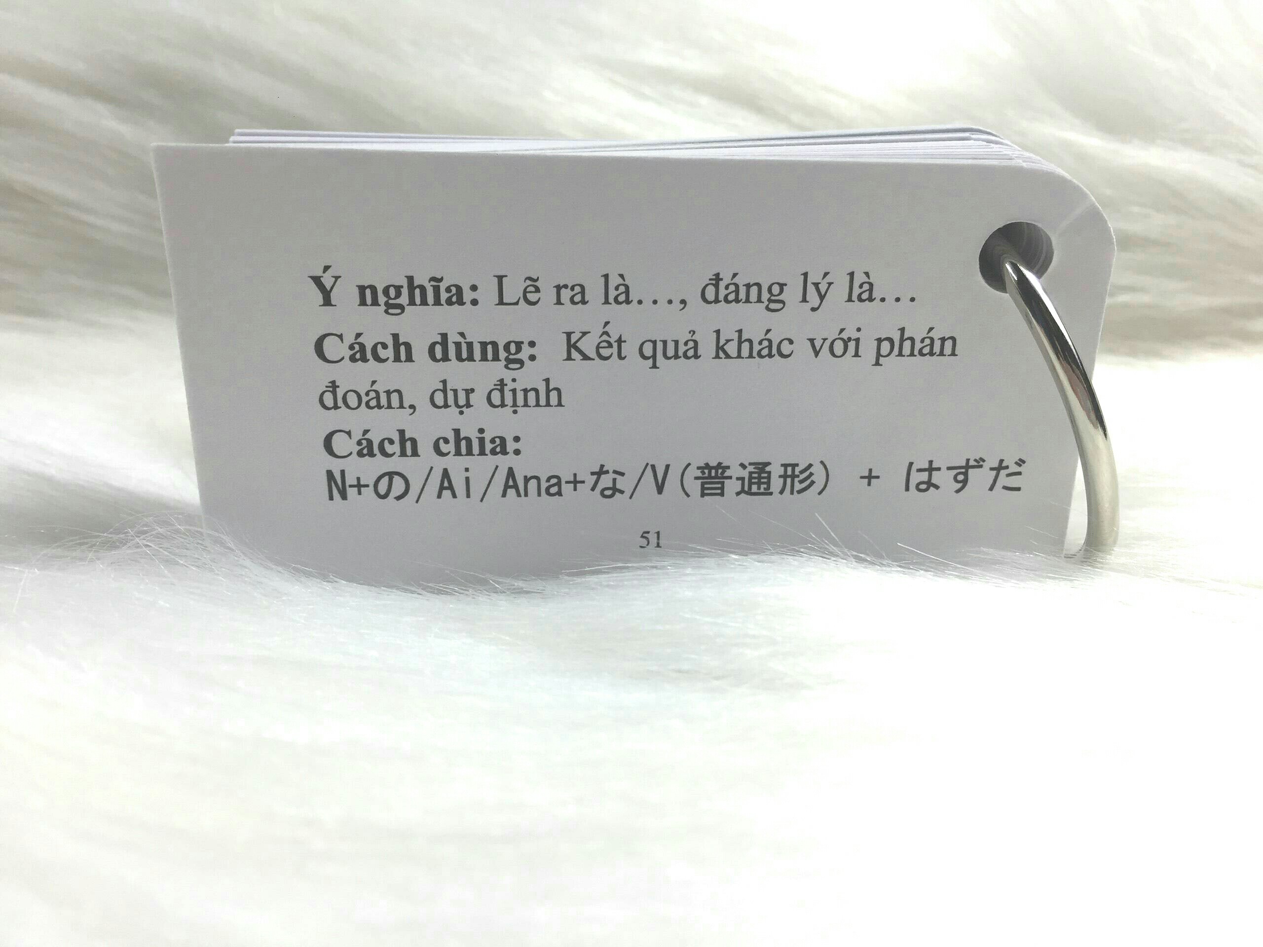 [HCM] Bộ Flashcard Ngữ Pháp Trung Cấp N3 ( Mimikara Oboeru)