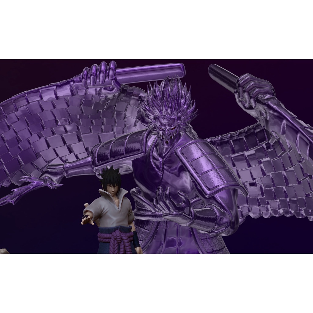 File in 3D Sasuke with Susanoo and Aoda