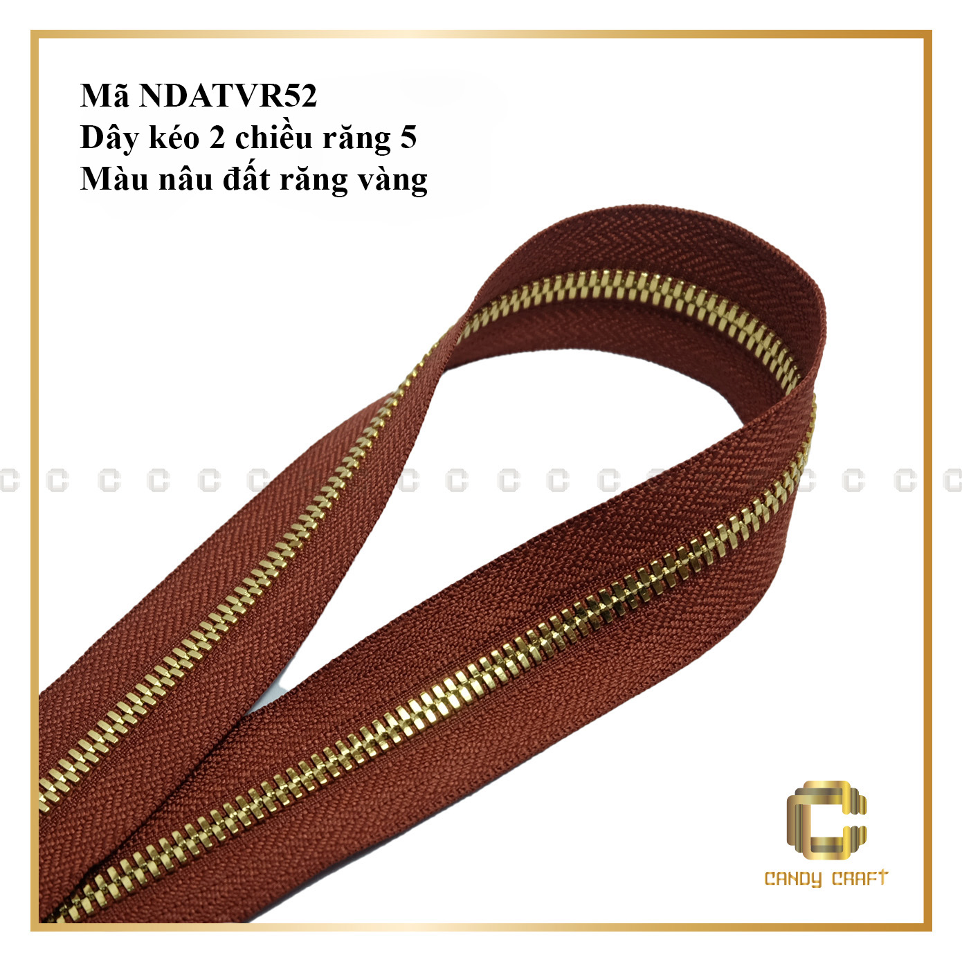 Dây kéo 2 chiều răng 5 (không kèm đầu khóa) - phụ kiện làm túi xách