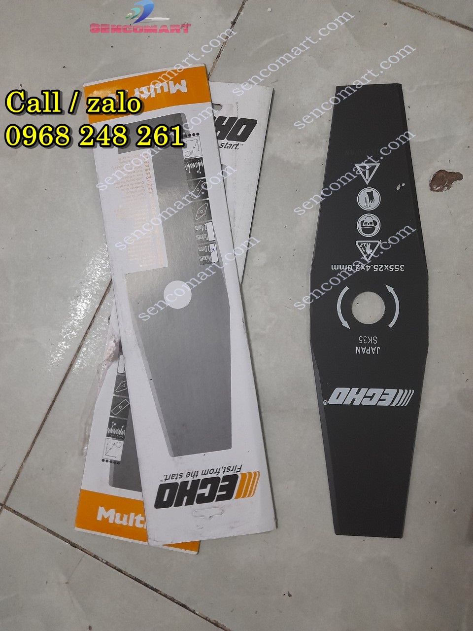 Lưỡi Cắt Cỏ Cao Cấp Echo Nhật Bản Vát Chéo 2mm