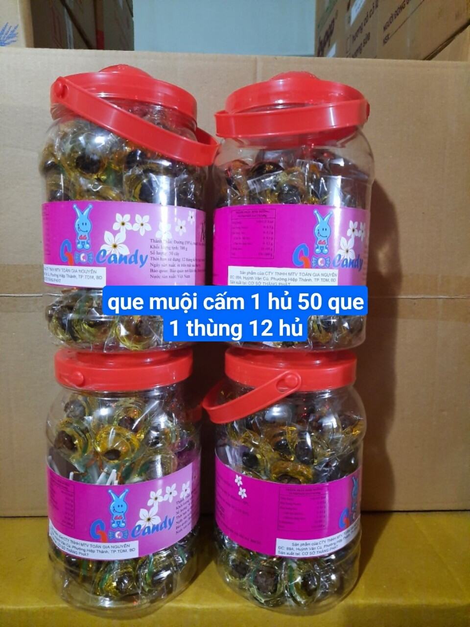 Kẹo Xí Muội Que - Hủ 50Que