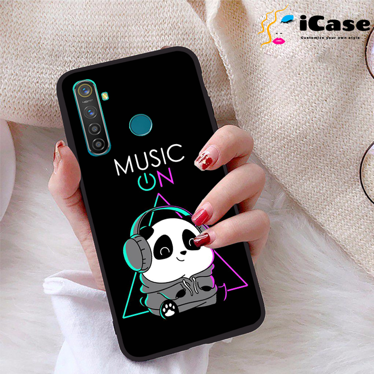 Ốp lưng realme 5 pro viền dẻo tpu bst panda
