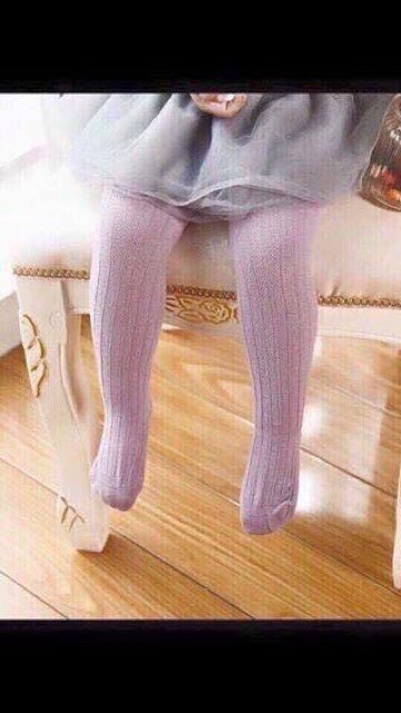 Quần Tất Cho Bé Len Gân Cực Đẹp