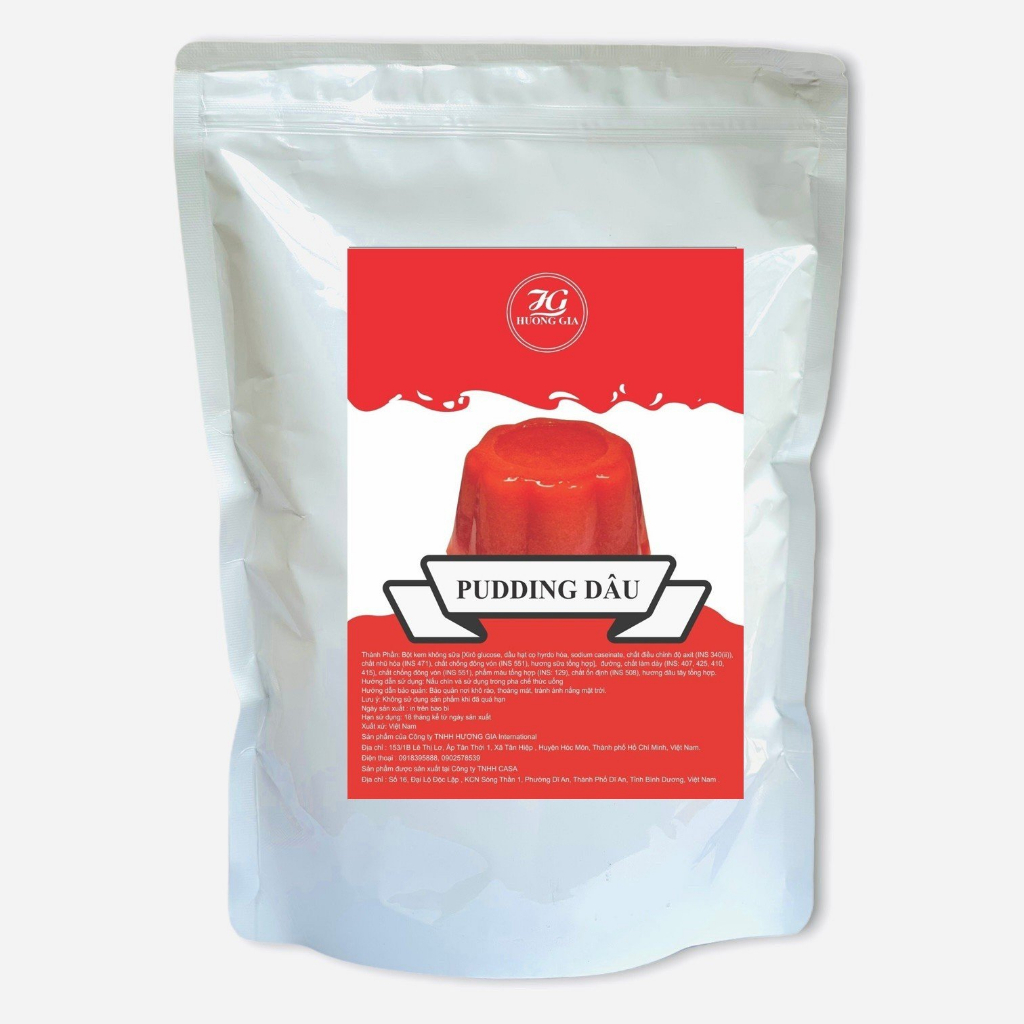 Bột Pudding Dâu Phù Hợp Làm Topping Cho Các Món Trà Sữa