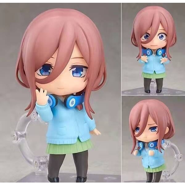 Anime The Quintessential Quintuplets action figure Nendoroid Nakano Miku 1306# PVC Model Toys Birthday Gift