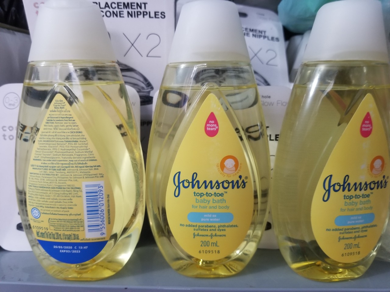 HCMSữa Tắm Gội Toàn Thân Johnson baby Top To Toe 200ml 1 chai