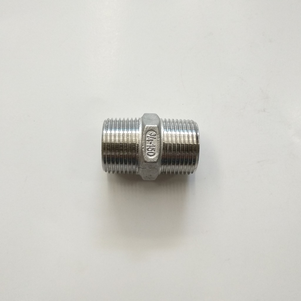 [Vật Tư Điện Nước]  Kép INOX Ren Ngoài 1/2 (15)