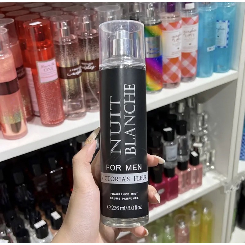 Xịt thơm Body mist mùi nam Victoria Fleur - 236ml