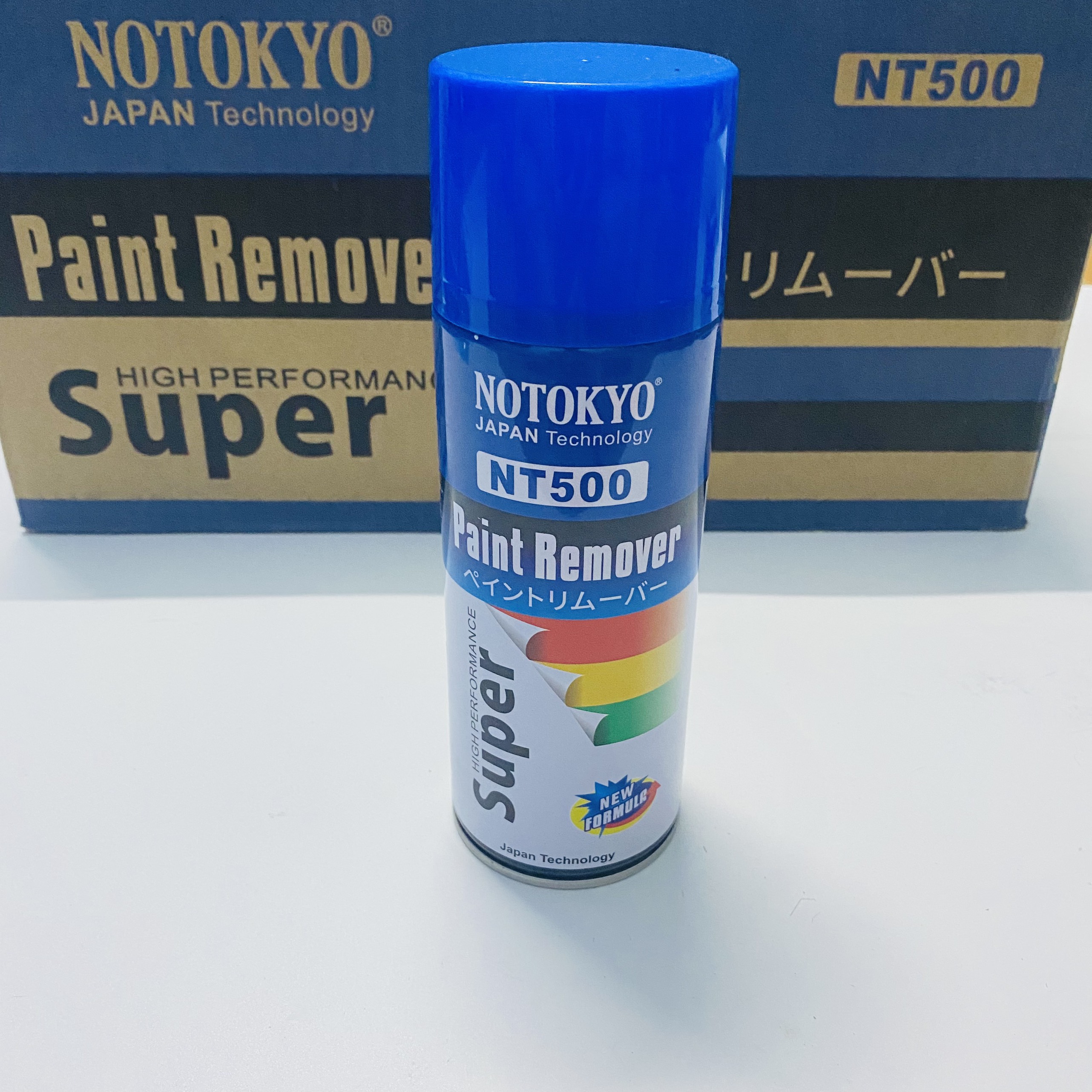 Chai xịt tẩy sơn trên kim loại Pr500 Samurai paint, tẩy sạch nhanh và an toàn cho bề mặt