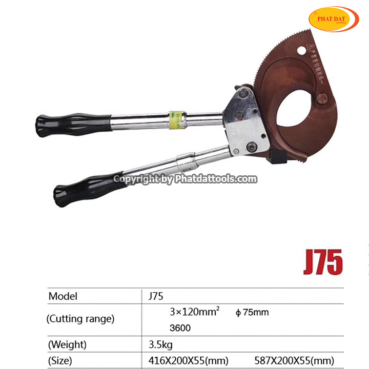 Kìm cắt cắp nhông J75