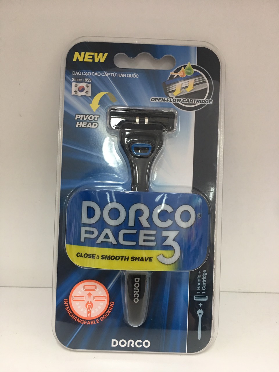 Dao Cạo Râu 3 Lưỡi  Dorco Pace 3
