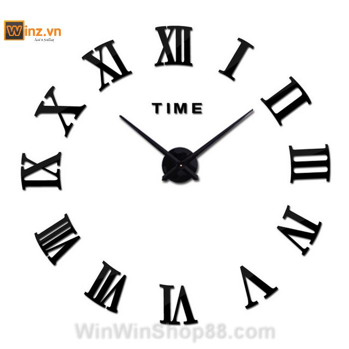[HCM]Đồng hồ dán tường số La Mã V.2