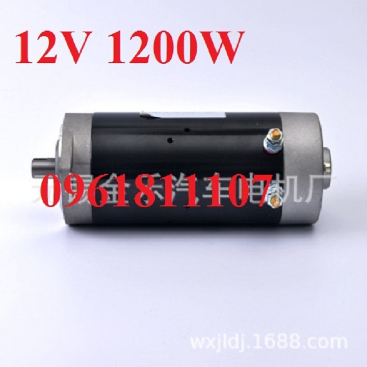 Động cơ 12v 24v 1200w, motor 12v 1200w, motor 24v 1200w có chổi than, động cơ 24v 1200w, motor nén thủy lực, motor thủy lực 12v
