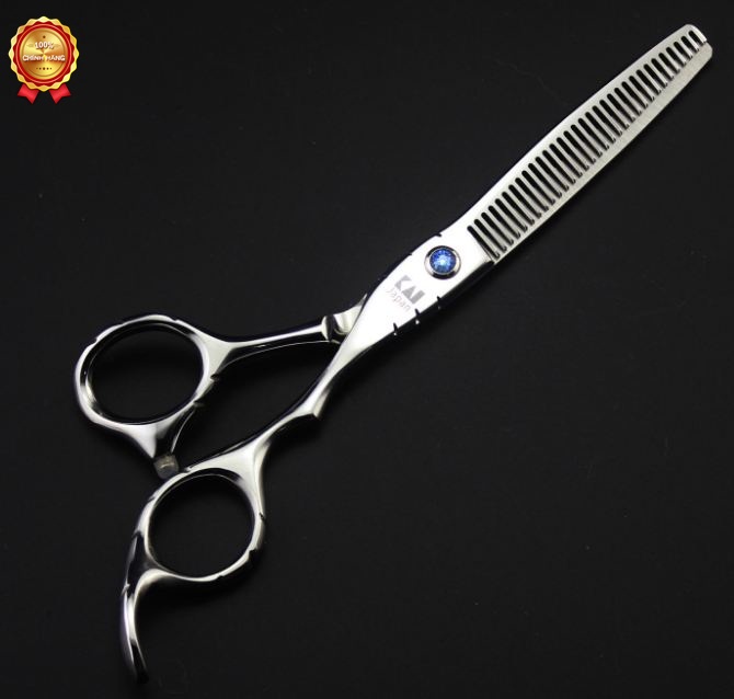 Bộ kéo cắt tóc Kasho HA 02 trắng (Tặng bao da và chỉnh kéo khi mua 2 cây )