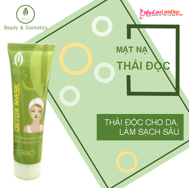 MẶT NẠ THẢI ĐỘC HÚT NÁM (Detox Mask Olic)
