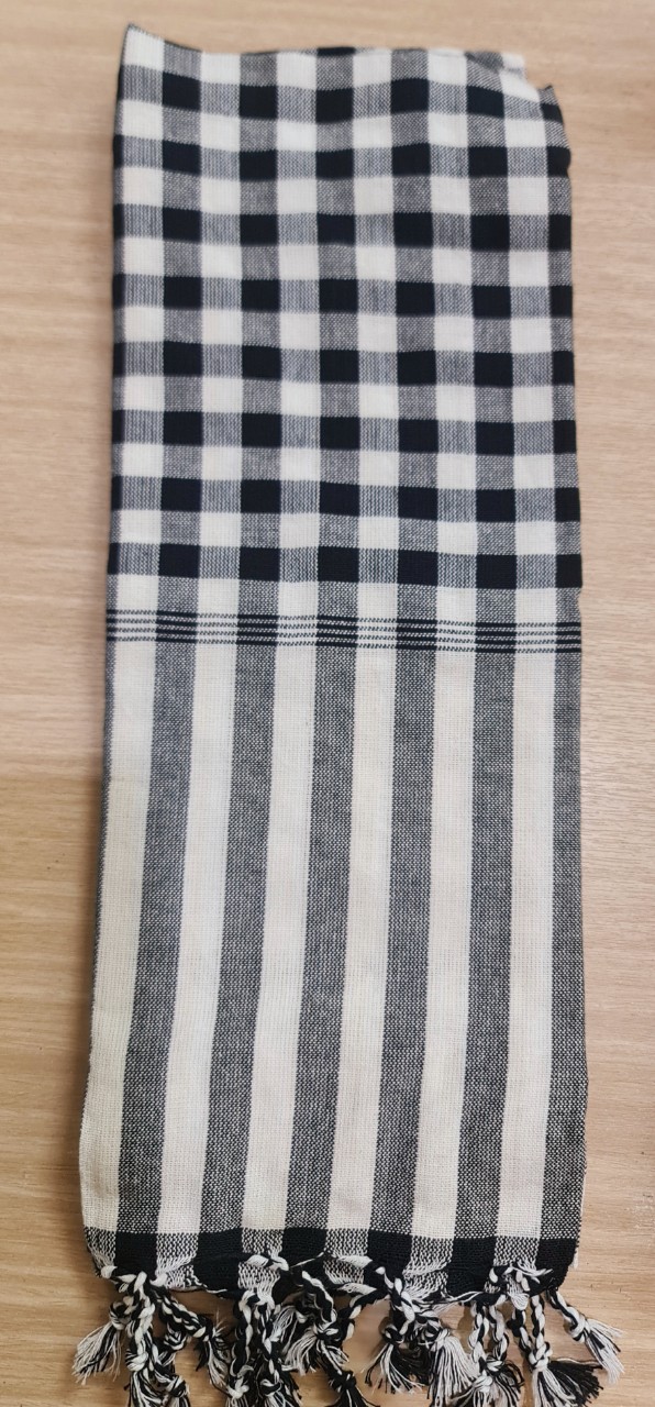 Khăn Rằn Cao Cấp Chất Liệu Cotton Dày Dặn, Vải Mềm