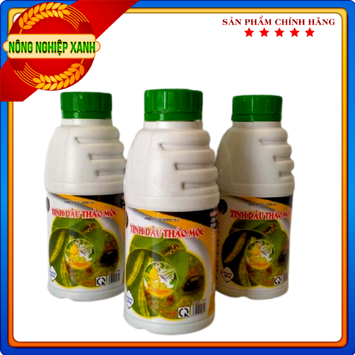 Chế phẩm trừ sâu sinh học -tinh dầu thảo mộc: phòng trừ và xua đuổi côn trùng, sâu ăn lá, nhện đỏ, rệp sap - 500ml
