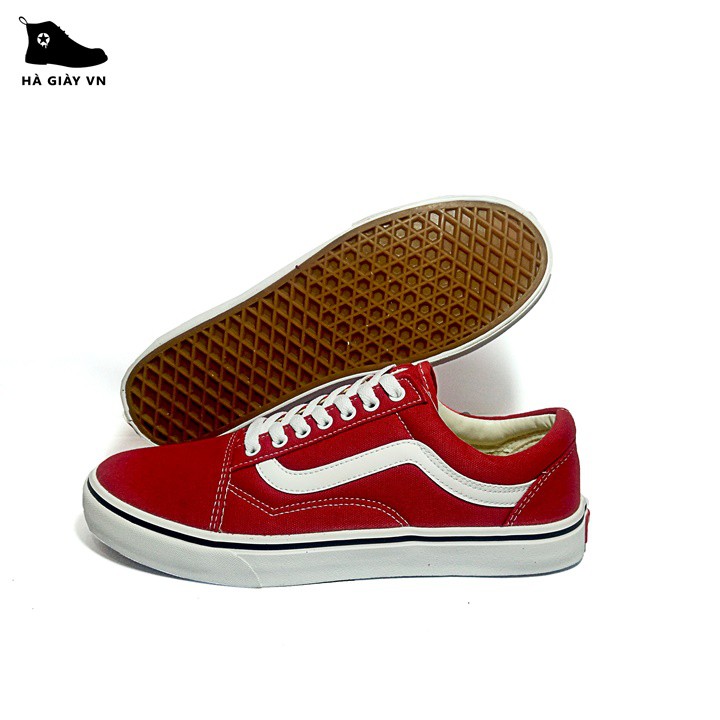 Giày sneaker van old skool đỏ full box đủ size