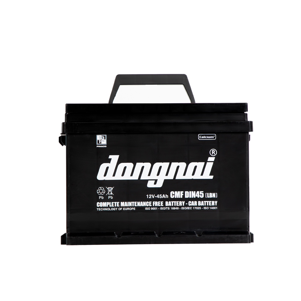Ắc quy khô miễn bảo dưỡng Đồng Nai CMF DIN45 LBN 12V - 45Ah