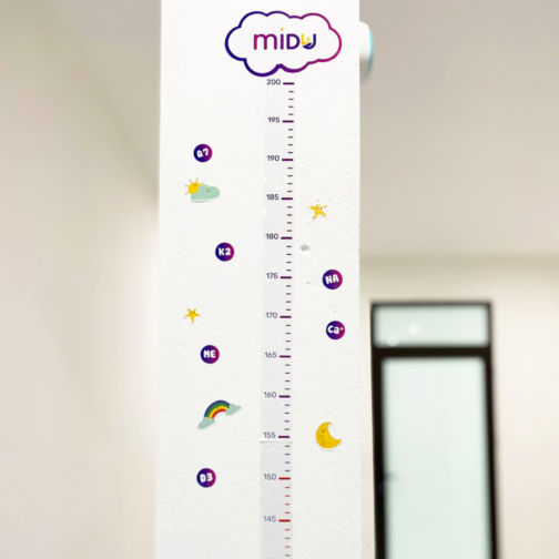 Midu waterproof and anti-scratch wall sticker height measure, 2m long