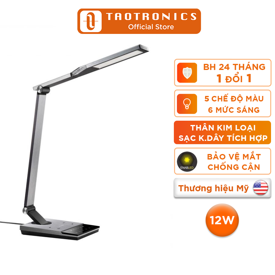 Đèn bàn LED Taotronics TT-DL050 - Hàng Chính hãng