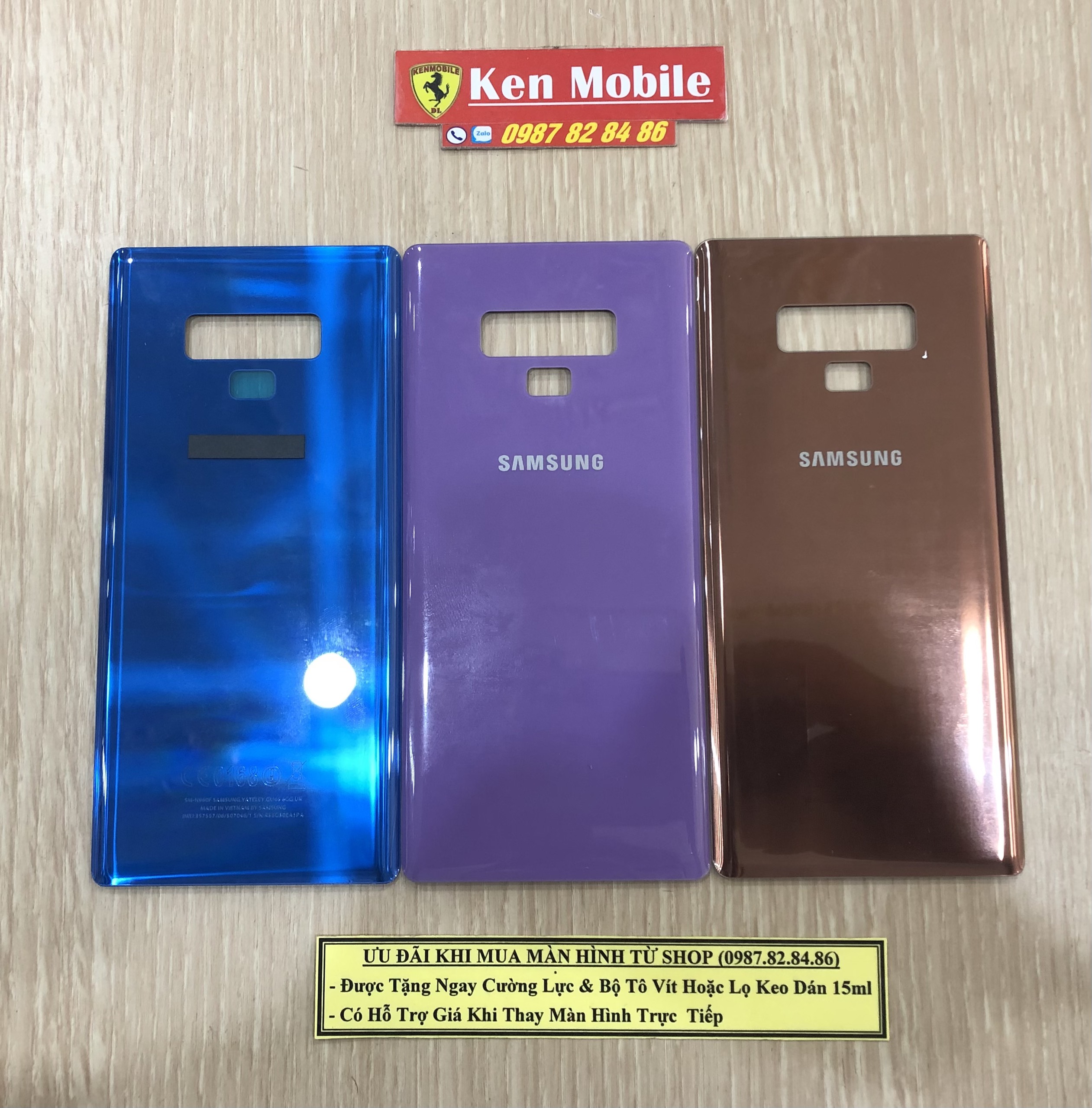 Nắp lưng thay thế cho samsung note 9 / sm-n960f
